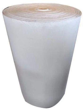 Plain White Corrugated Roll