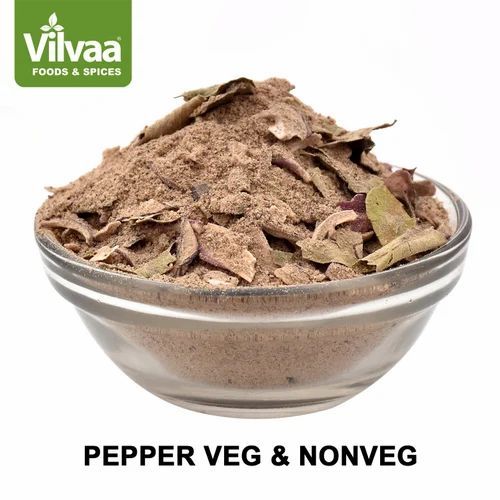 Brown Veg & Non-Veg Pepper Masala Flakes, for Cooking, Packaging Type : Gunny Bags