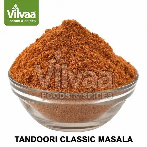 Vilvaa Organic Classic Tandoori Masala Powder, Certification : FSSAI Certified