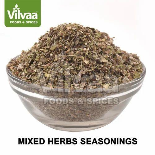 Vilvaa Green Organic Mixed Herbs Seasoning, for Agricultural, Certification : FSSAI Certified