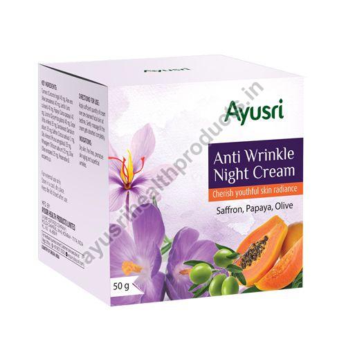 Ayusri Anti Wrinkle Night Cream, for Personal