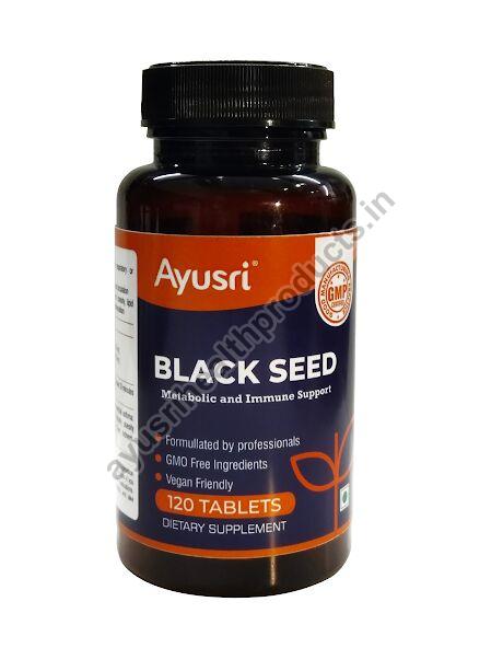 Ayusri Black Seed Tablet, for Long Shelf Life, Good Quality, Grade Standard : Medicine Grade