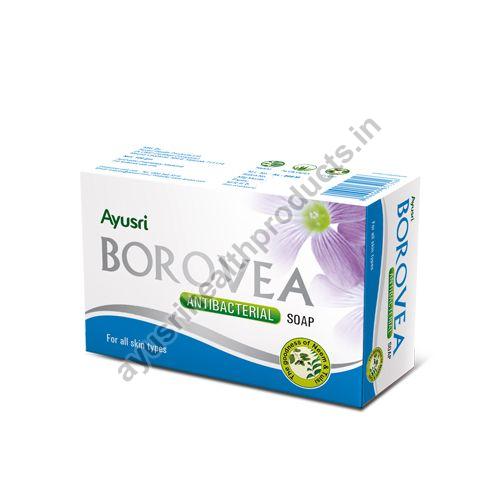 Square Ayusri Borovea Antibacterial Soap, for Skin Care, Personal, Bathing, Form : Solid