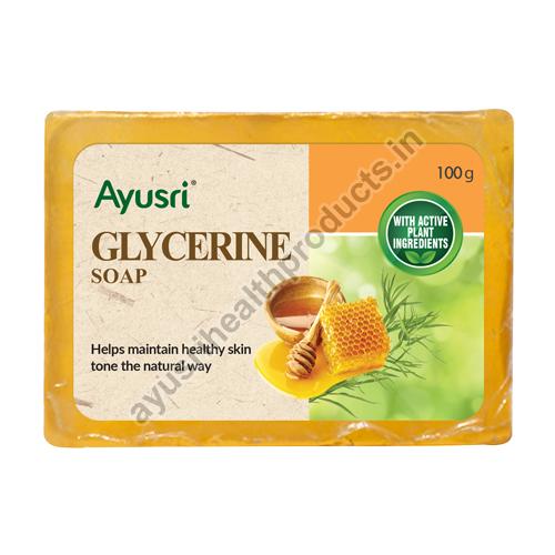 Ayusri Glycerine Soap, Packaging Size : 100gm