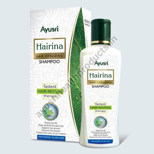 Ayusri Hairina Shampoo, Packaging Type : Plastic Bottle