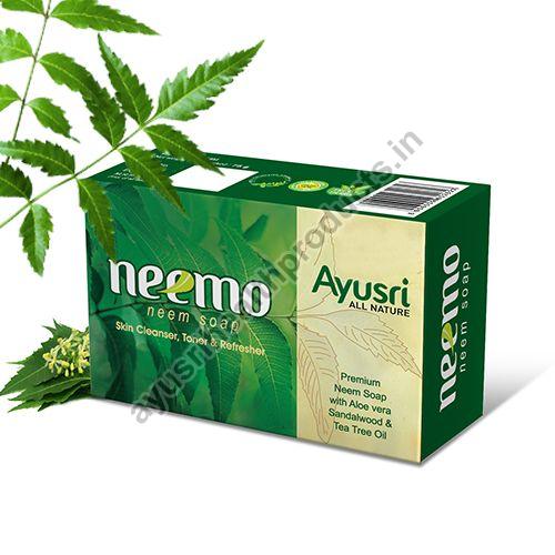 Wheatgerm Oil Ayusri Neem Soap, Packaging Size : 75 Gm