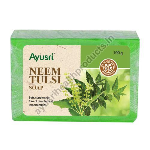 Manjishtha / Indian Madder / Ayusri Neem Tulsi Soap, Packaging Size : 100gm