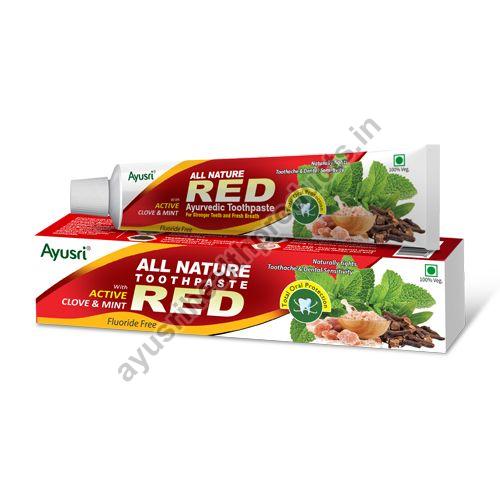 Tumbru / Toothache Tree Ayusri Red Toothpaste, Packaging Size : 100 gm