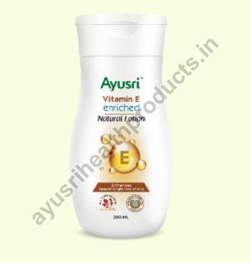 Ayusri Vitamin E Body Lotion, Packaging Size : 200 ml