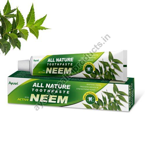 Ayusri Neem Toothpaste, For Teeth Cleaning, Variety : Herbal
