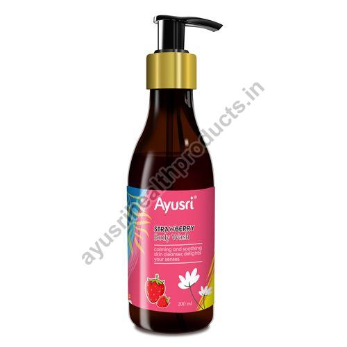 Ayusri Strawberry Body Wash, Feature : Smooth The Skin