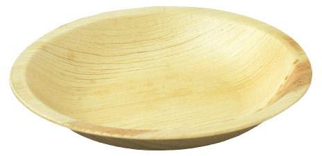 8 Inch Round Areca Leaf Plate, for Serving Food, Feature : High Strength, Good Quality, Fine Finish