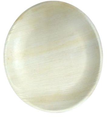 9 Inch Round Areca Leaf Plate, for Serving Food, Feature : High Strength, Good Quality, Fine Finish