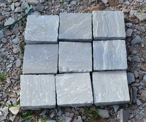 Square Kandla Grey Sandstone Cobbles