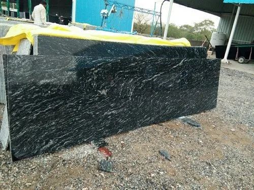Polished Marcino Black Granite Slab, for Countertop, Flooring