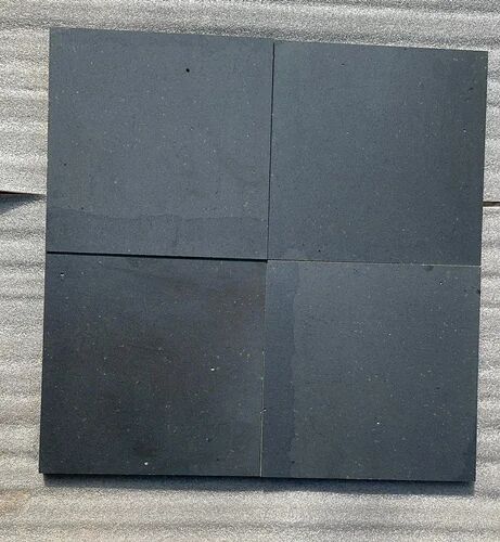Black Slab Matt Basalt Stone, for Flooring, Shape : Square
