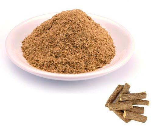 Brown Fresh Mulethi Powder, For Allergies, Asthma, Coughs, Packaging Type : Packets
