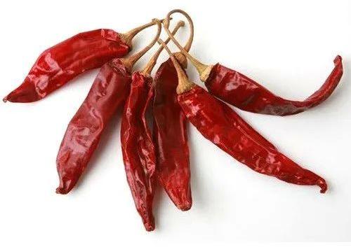 Solid Organic Dried Red Chilli, for Spices, Cooking, Grade Standard : Food Grade