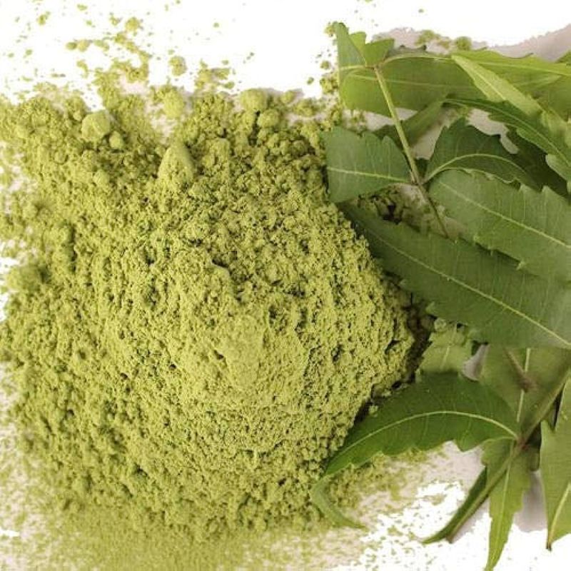 Neem Powder, for Herbal Medicines, Color : Green