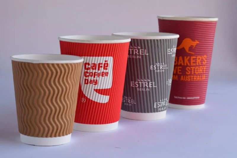 420 Ml Ripple Paper Cup, For Coffee, Tea, Feature : Biodegradable, Disposable, Eco Friendly, Light Weight