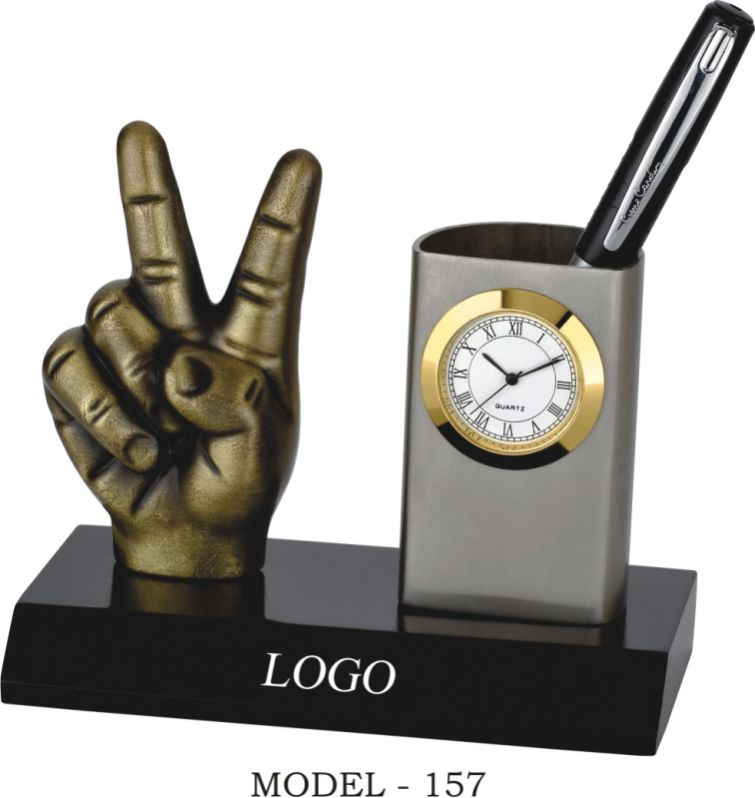 Wooden & Metal Desktop Item 157, for Gifting, Corporate Gifting, Feature : Attractive Designs, Fine Finishing