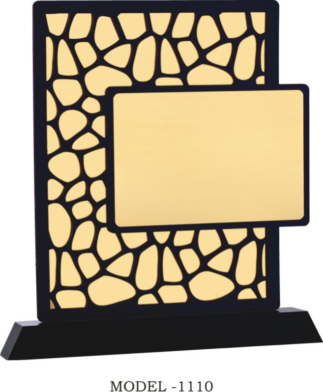 Polished MDF Wooden Plaque 1110, for Award Use, Functions Use, Corporate Gifting, Shape : Rectangular