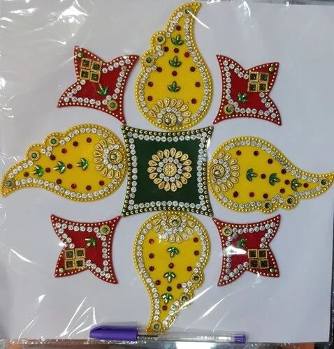 Decorative Acrylic Rangoli