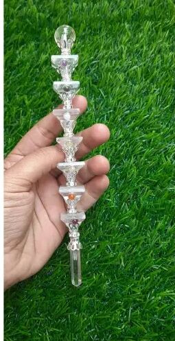 Crystal Healing Wand, Color : White