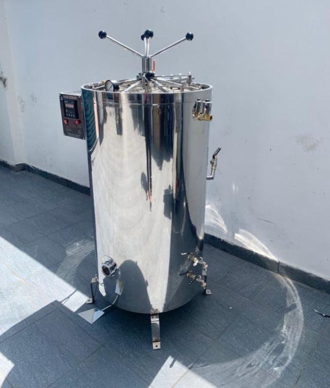 Stainless Steel Vertical Triple Walled Autoclave, For Laboratory Use, Industrial Use, Specialities : High Quality