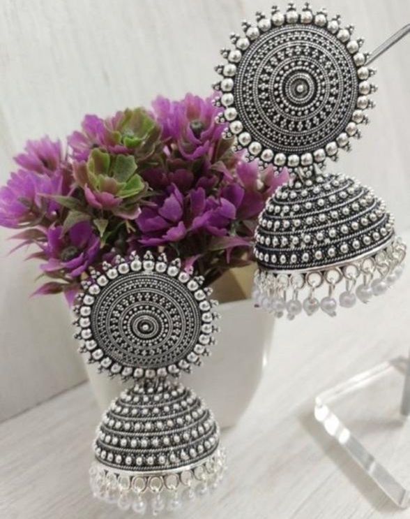 German Silver Earrings