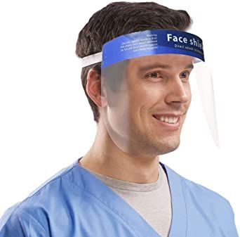 PVC Disposable Face Shields, for Laboratory, Hospital