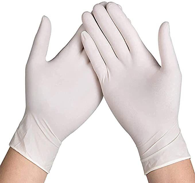 Rubber Disposable Surgical Gloves, for Hospital, Size : Standard