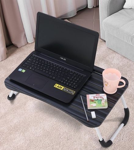 Black Foldable Laptop Table