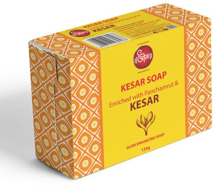 Oj kesar glow soap, Certification : GMP Certified