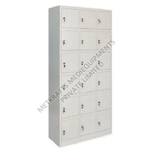 18 Pigeon Hole Cabinet Locker, For Safety Use, Feature : Fine Finished, Hard Structure, Theft Protection