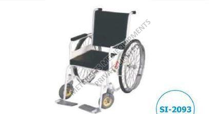 Metal Manual Fixed Type Wheelchair, for Hospitals, Feature : High Strength, Longer Working Life, Low Maintenance