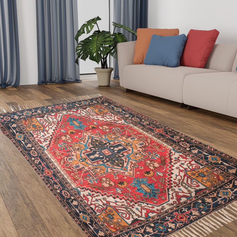 Rectangular Printed Carpets, For Home, Hotel