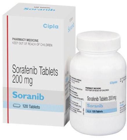 Soranib 200Mg Tablets, Grade : medicine