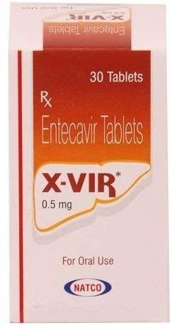 X VIR 0.5Mg Tablets, Shelf Life : 18 Months