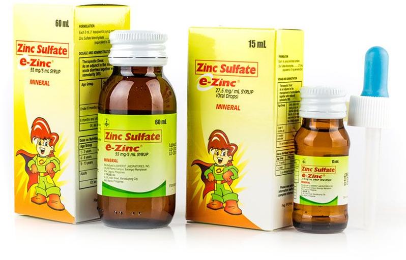 Liquid Zinc Sulphate Syrup, for Kids Multivitamin, Packaging Type : Bottle
