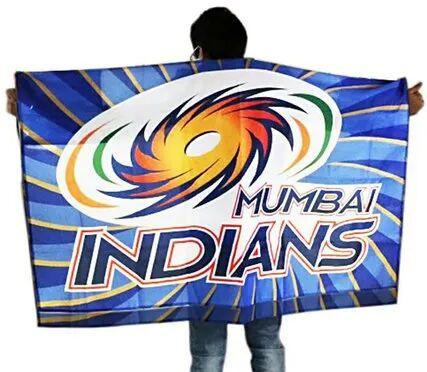 Polyester Mumbai Indian Flags