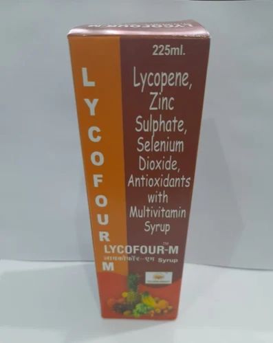 lycopene zinc sulfate selenium dioxide antioxidants multivitamin syrup