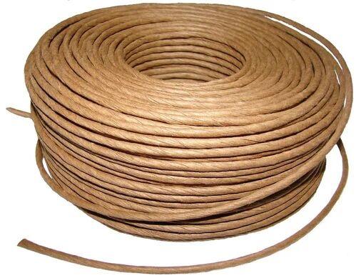 Brown Twisted Cable Filler Paper Yarn