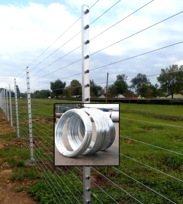 Coated Steel Solar Fencing Wire, For Home, Farming, Feature : Durable, Fine Finished, Highly Durable