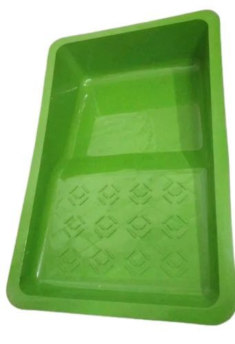 Gold Star Plastic Roller Paint Tray, Color : Green