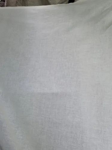 62 Inch Camric Cotton Grey Fabric, Size : Multisizes