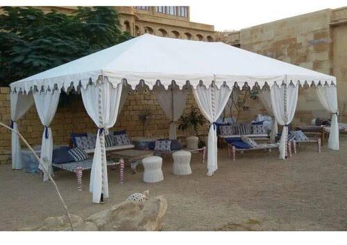 Polyester Pergola Tent, for Outdoor, Color : White
