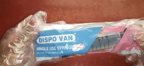 PVC 3ml Dispo Van Syringe, for Clinical, Hospital, Laboratory, Needle material : Steel