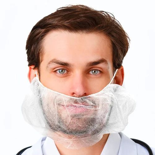 Disposable Non Woven Beard Mask, for Pharmacy, Laboratory, Hospital