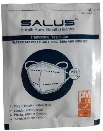 Non Woven Salus N95 Face Mask, Size : Standard